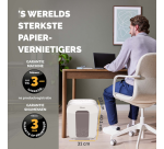 Destructeur Fellowes Powershred LX50 particules 4x37mm blanc