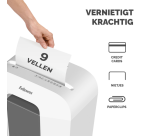 Destructeur Fellowes Powershred LX50 particules 4x37mm blanc