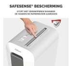 Destructeur Fellowes Powershred LX65 particules 4x40mm blanc