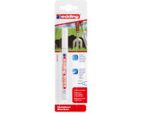 Viltstift edding 8055 outdoor 1-2mm wit blister à 1 stuk