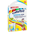 Marqueur craie edding 16-5 Funtatics Window Fun assorti boîte 5 pièces