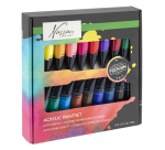 Peinture acrylique Nassau fine art boîte 18 tubes de 36ml