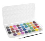 Nassau Fine Art Watercolor Paint Set 36 Half Pans