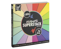 Origami CraftID 15x15cm 70g 180 feuilles couleurs assorti