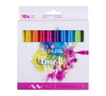 Feutre pinceau Talens Ecoline 10 pièces primaire