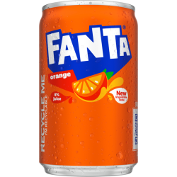 Frisdrank Fanta orange blik 150ml