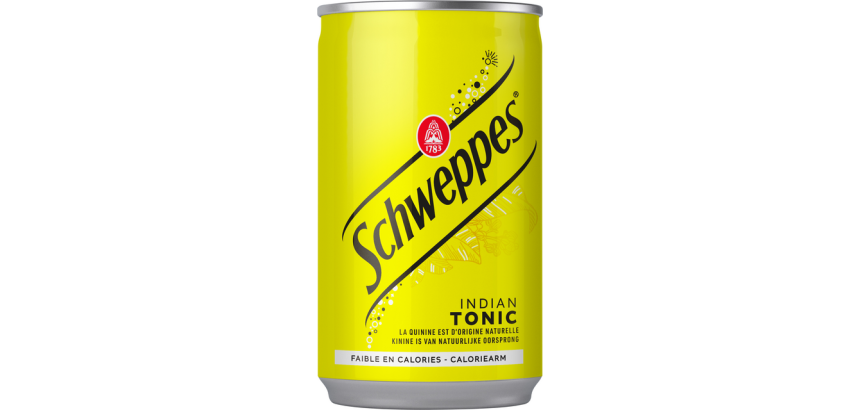 Frisdrank Schweppes tonic blik 150ml