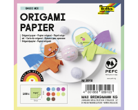 Papier Origma Folia 20x20cm transparent 42g 500 feuilles 10 couleurs