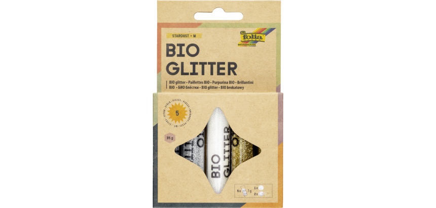 Folia Rainbow Glitter Powder 7g 5 pieces 3 colors