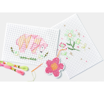 Folia embroidery card 17.5x24.5cm 300g 40 sheets white