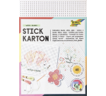 Folia embroidery card 17.5x24.5cm 300g 40 sheets white