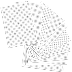 Carte à broder Folia 17,5x24,5cm 300g 40 feuilles blanc