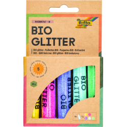 Poudre paillettes Folia Rainbow 7g 5 couleurs