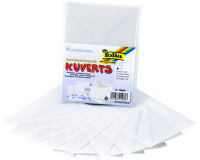 Enveloppe Folia A6 115g st 8 pièces transparent