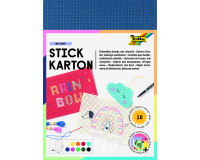 Carte à broder Folia 17,5x24,5cm 300g 10 feuilles assorti