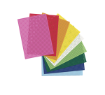 Carte à broder Folia 17,5x24,5cm 300g 10 feuilles assorti