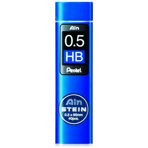 Mine portemine Pentel Ain Stein HB 0,5mm étui 40 pièces