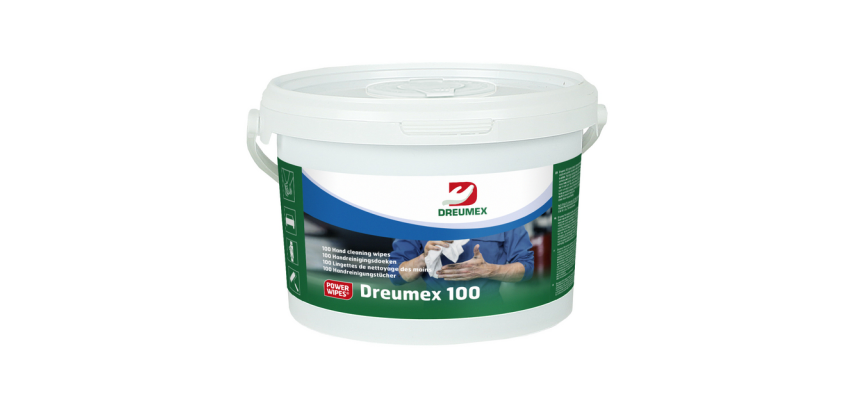 Dreumex cleaning wipe bucket 100 bucket 100 pieces white