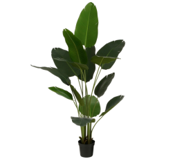 Kunstplant Mica Bananen boom in plastic pot 180x30cm