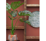 Artificial plant Mica Monstera Plastic pot 100x70cm