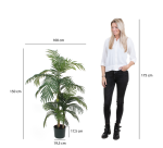 Kunstplant Mica Areca palm in plastic pot 150x100cm