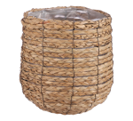 Basket Mica Sea Grass Avalon Round Light Brown 26x26cm