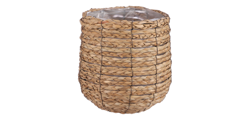 Korbschale Pflanze Mica Seegras Avalon rund hellbraun 26x26cm