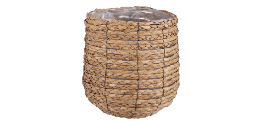 Basket Mica Sea Grass Avalon Round Light Brown 26x26cm