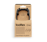 Wandhouder Toolflex One 2 klemmen met adapter ø 15/35 mm zwart