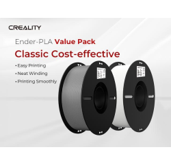 3D Filament Creality PLA 1.75mm wit + grijs 1kg