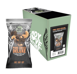 Noix de cajou NoyNuts Choco noir deluxe sachet mix 45g