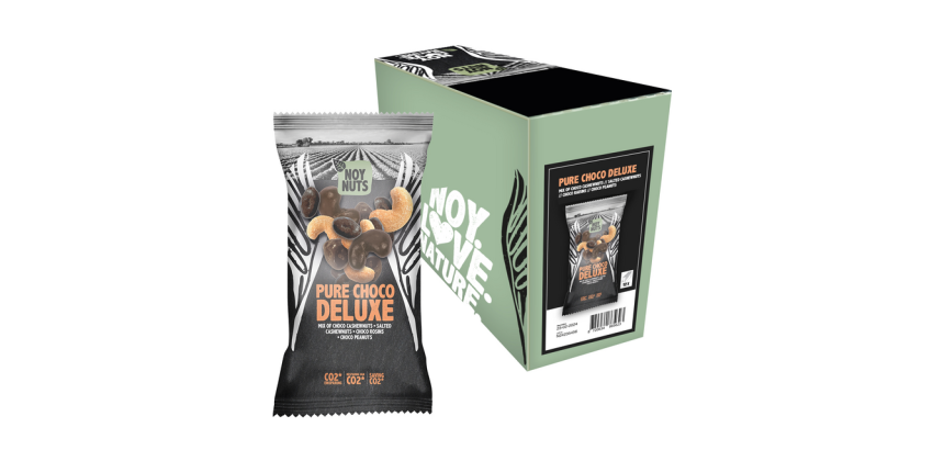 Noix de cajou NoyNuts Choco noir deluxe sachet mix 45g