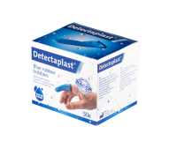Doigtier Detectaplast caoutchouc bleu 50 pièces