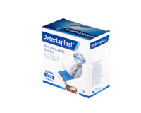Pansement textile élastique Detectaplast bleu 6cmx5m