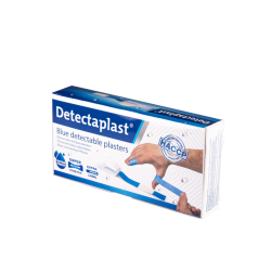 Waterafstotende blauwe pleister Detectaplast 180x20mm 100 stuks