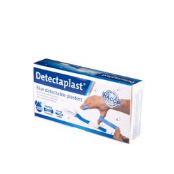 Waterafstotende blauwe pleister Detectaplast 180x20mm 100 stuks