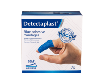 Bande cohésive Detectaplast bleu assorti 7 pièces