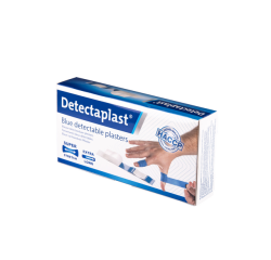 Elastische blauwe textielpleister Detectaplast 180x20mm 100 stuks