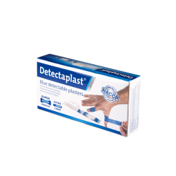 Elastische blauwe textielpleister Detectaplast 180x20mm 100 stuks