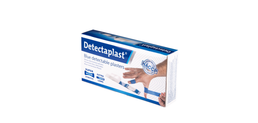 Elastische blauwe textielpleister Detectaplast 180x20mm 100 stuks