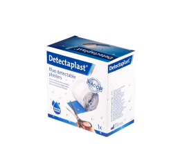 Waterafstotende blauwe pleister Detectaplast 6cmx5m