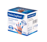 Elastische blauwe textielpleister Detectaplast assorti 100 stuks
