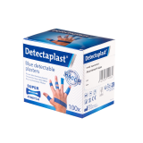 Elastische blauwe textielpleister Detectaplast assorti 100 stuks