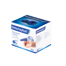 Doigtiers Detectaplast textile bleu 30 pièces