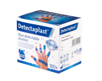 Pansement bleu hydrofuge Detectaplast assorti 100 pièces