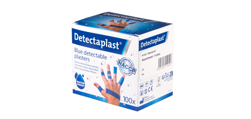 Detectaplast Assorted Blue Waterproof Bandages 100 Pieces