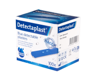 Waterafstotende blauwe pleister Detectaplast 19x72mm 100 stuks