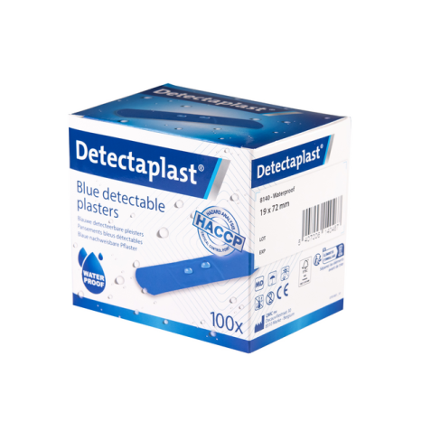 Pansement bleu hydrofuge Detectaplast 19x72mm