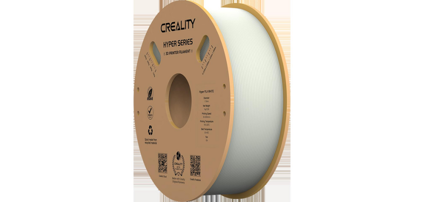 Creality Hyper PLA 3D Filament 1.75mm White 1kg
