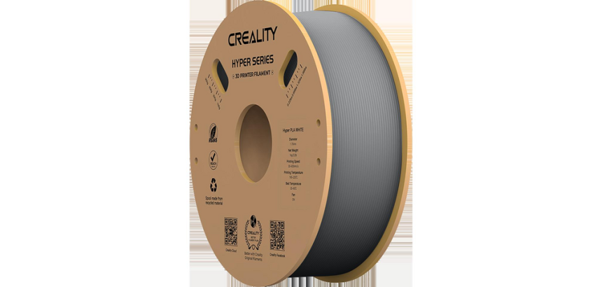 Filament 3D Creality Hyper PLA 1.75mm gris 1kg